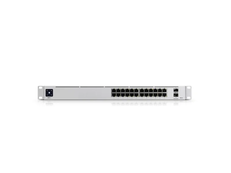Ubiquiti UniFi Switch USW-Pro-24 - Switch - L3 - Administreret - 24 x 10/100/1000   2 x 10 Gigabit SFP  (uplink) - monterbar på stativ, desktop