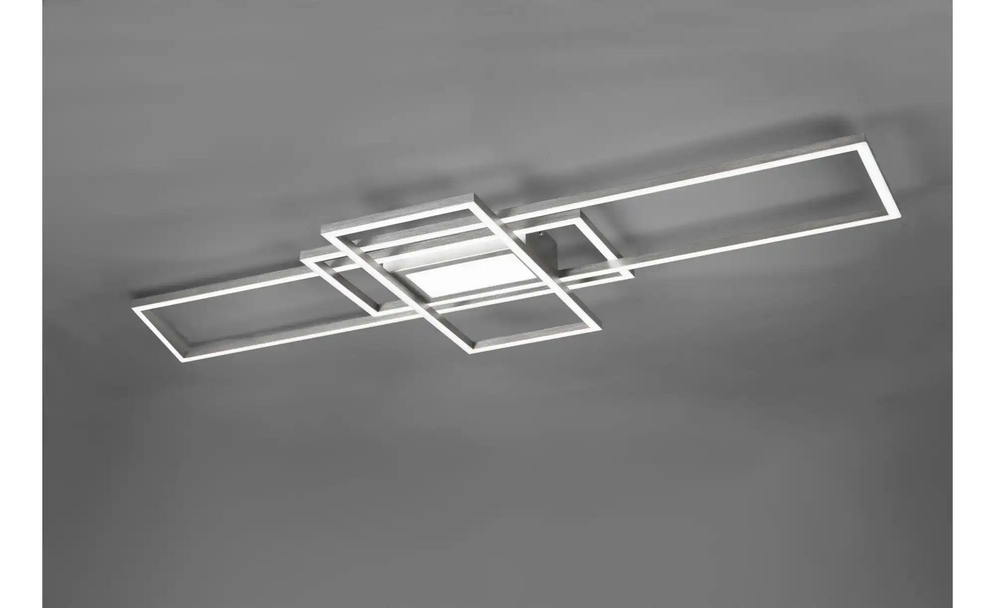 Trio LED-Deckenleuchte, Nickel-matt/silberfarben