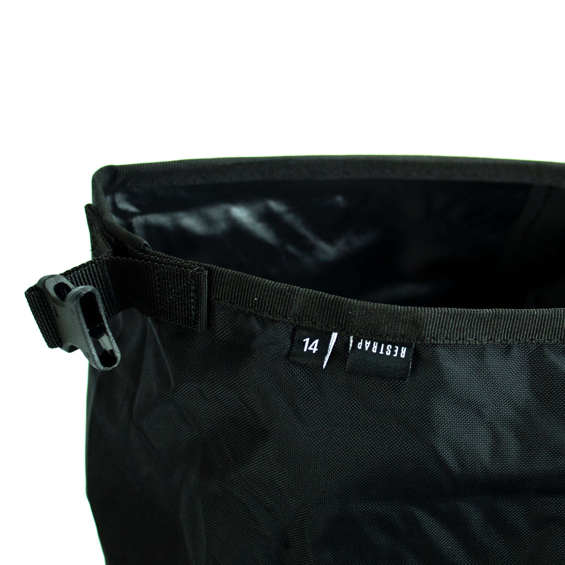 Restrap Dry Bag Double Roll 14 liter Zwart
