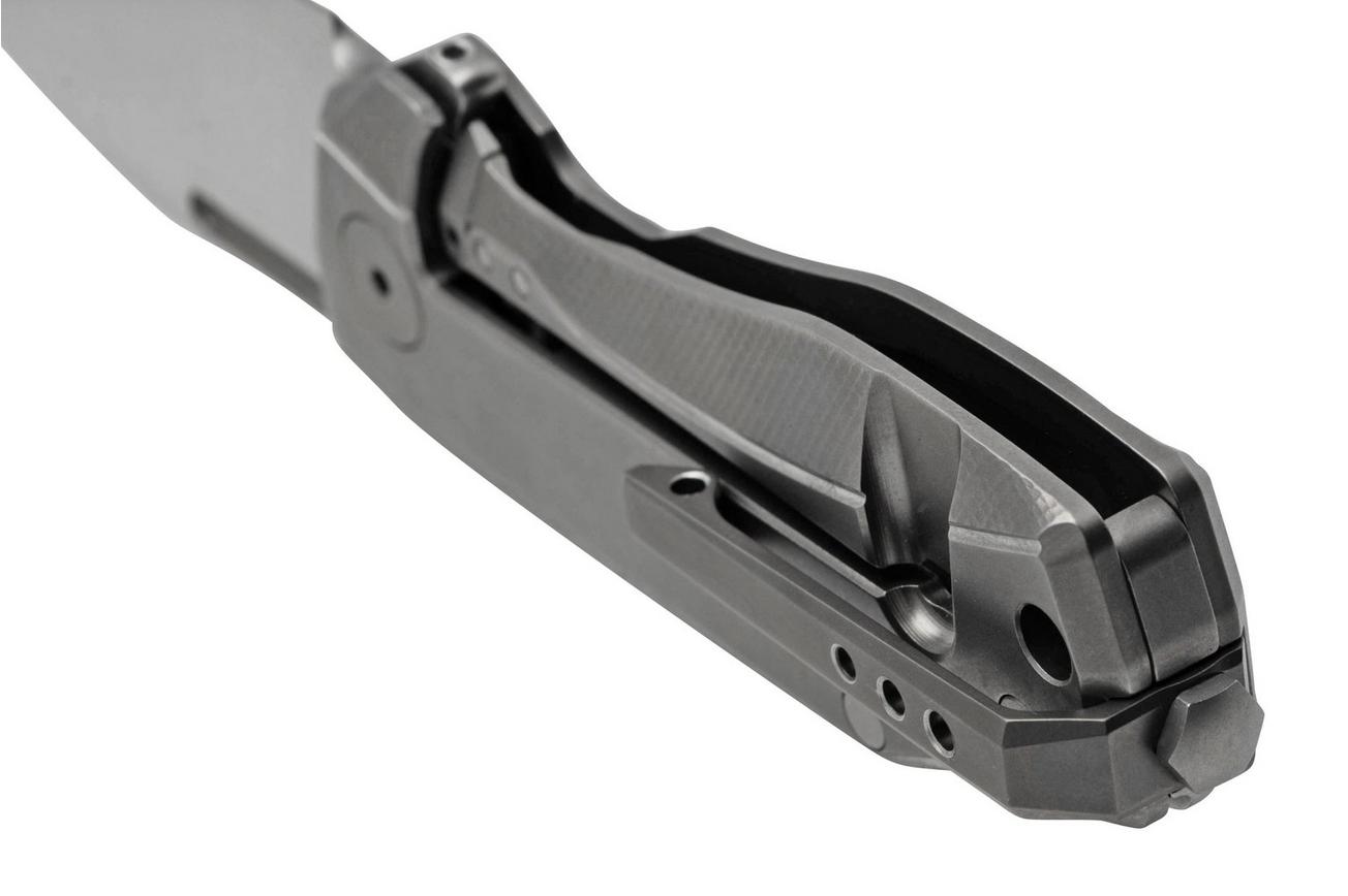 LionSteel Nano NA01-GY, Frame Lock, Magnacut, Grey Titanium, zakmes