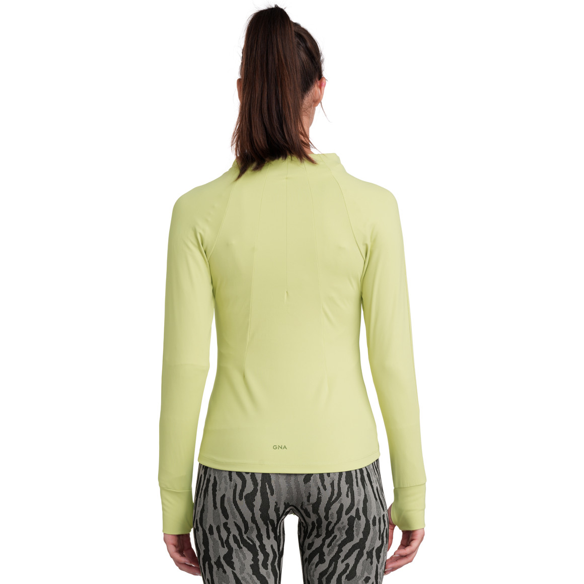 Gina Sports Damen Sport-Jacke mit Reißverschluss hellgrün