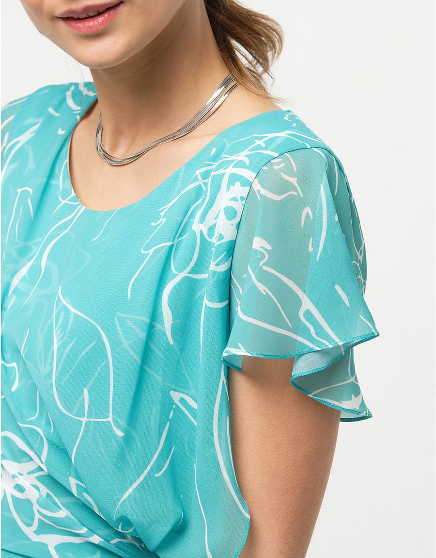 Robe chic turquoise