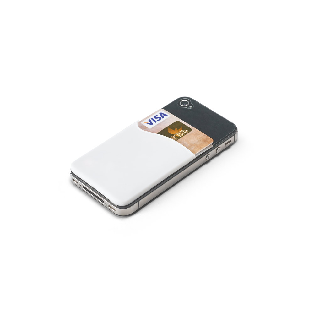 hi!dea 93320 - Porte-cartes en silicone pour smartphone