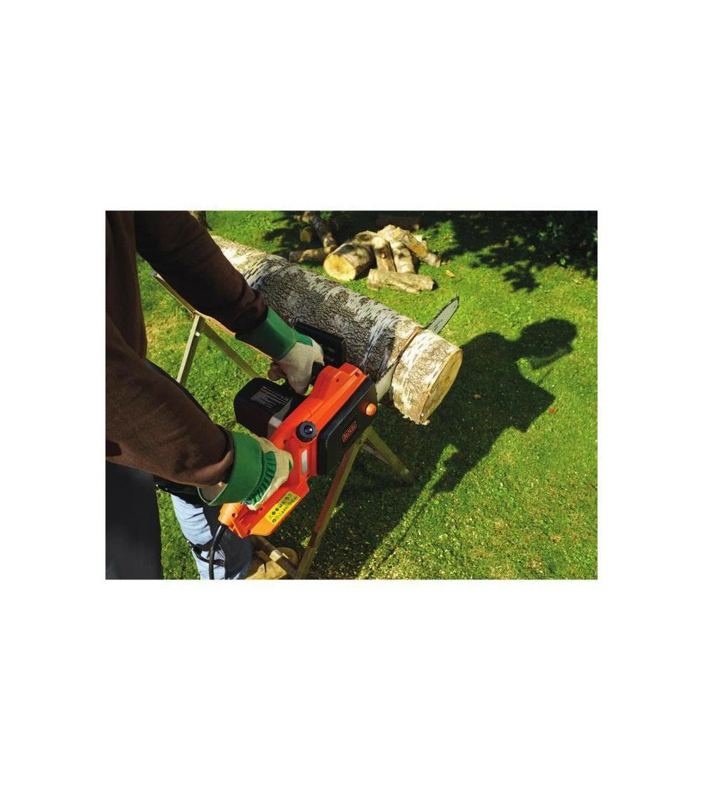 Black & decker tronçonneuse 35cm 1800w - tendeur avec clé cs1835