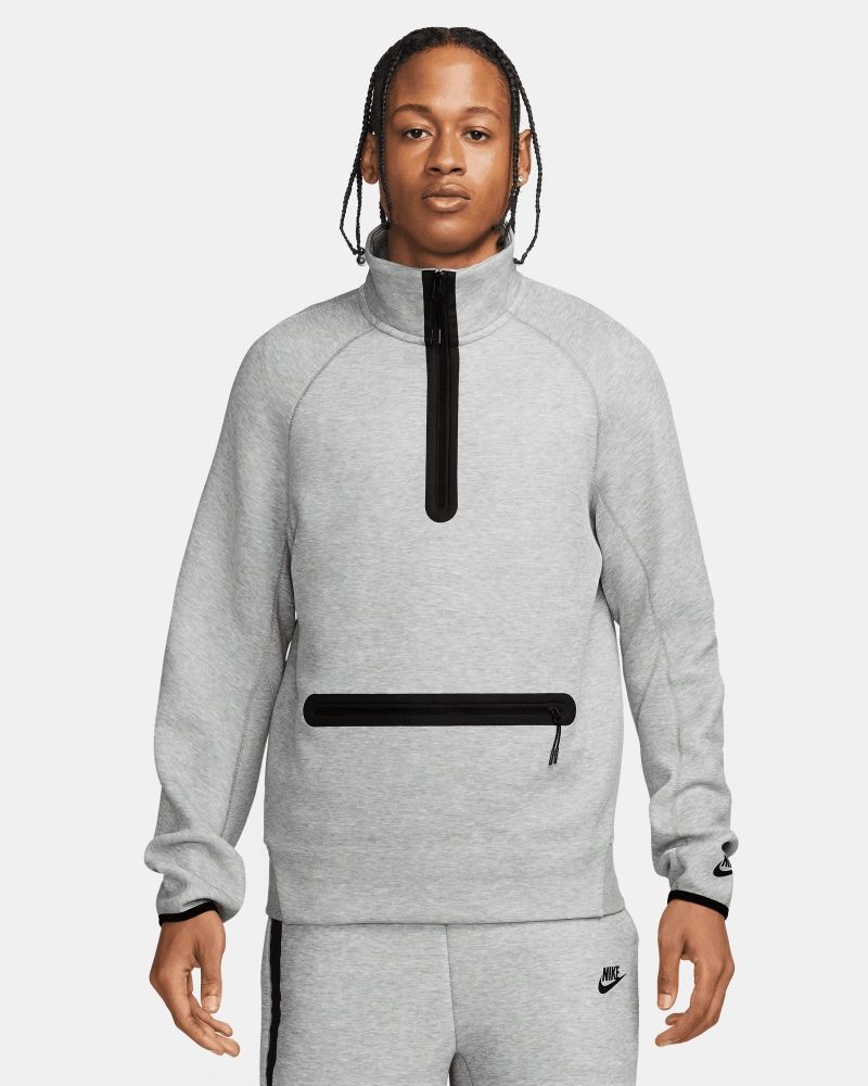 Sweat 1/2 Zip Nike Sportswear Tech Fleece Gris pour homme