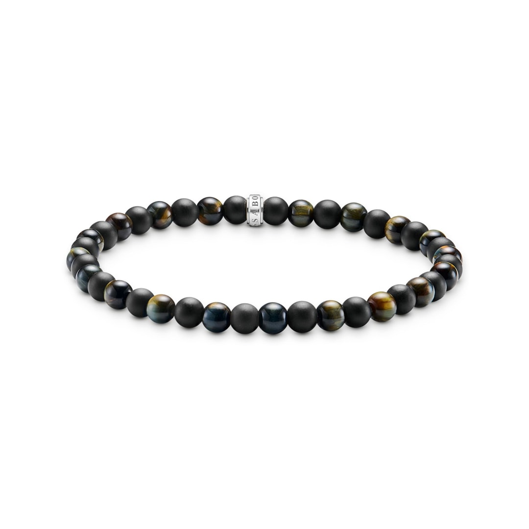 Thomas Sabo Talisman-Armband mit Obsidian und Tigerauge