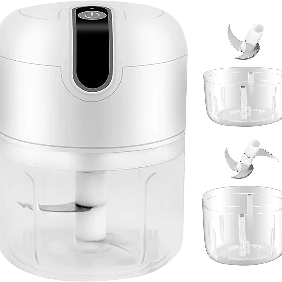 Mini Hachoir a viande Électrique 250ML & 100ML blanc Vendos85
