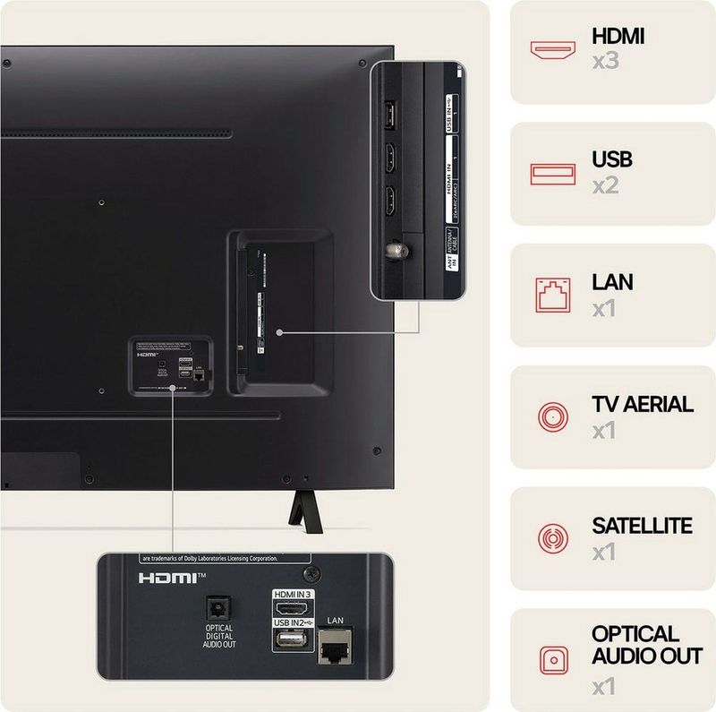 Lg - NanoCell 75nano82t6b - 75 Inch - 4K LED TV - EU-stekker