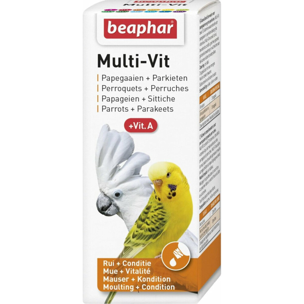 Beaphar Bogena Multi-Vitamine Papegaai & Parkiet50 ml