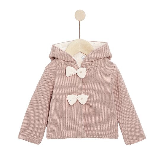 Mon écureuil chou Veste en tricot à capuche   Brown        de               Marèse