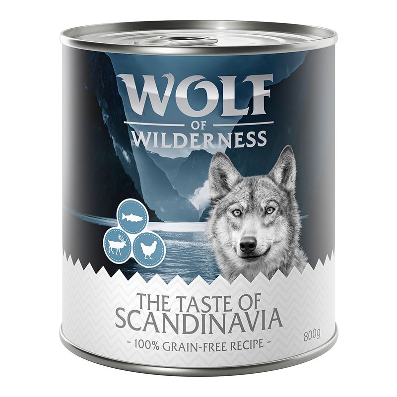 Wolf of Wilderness The Taste Of Adulte 6 x 800 g