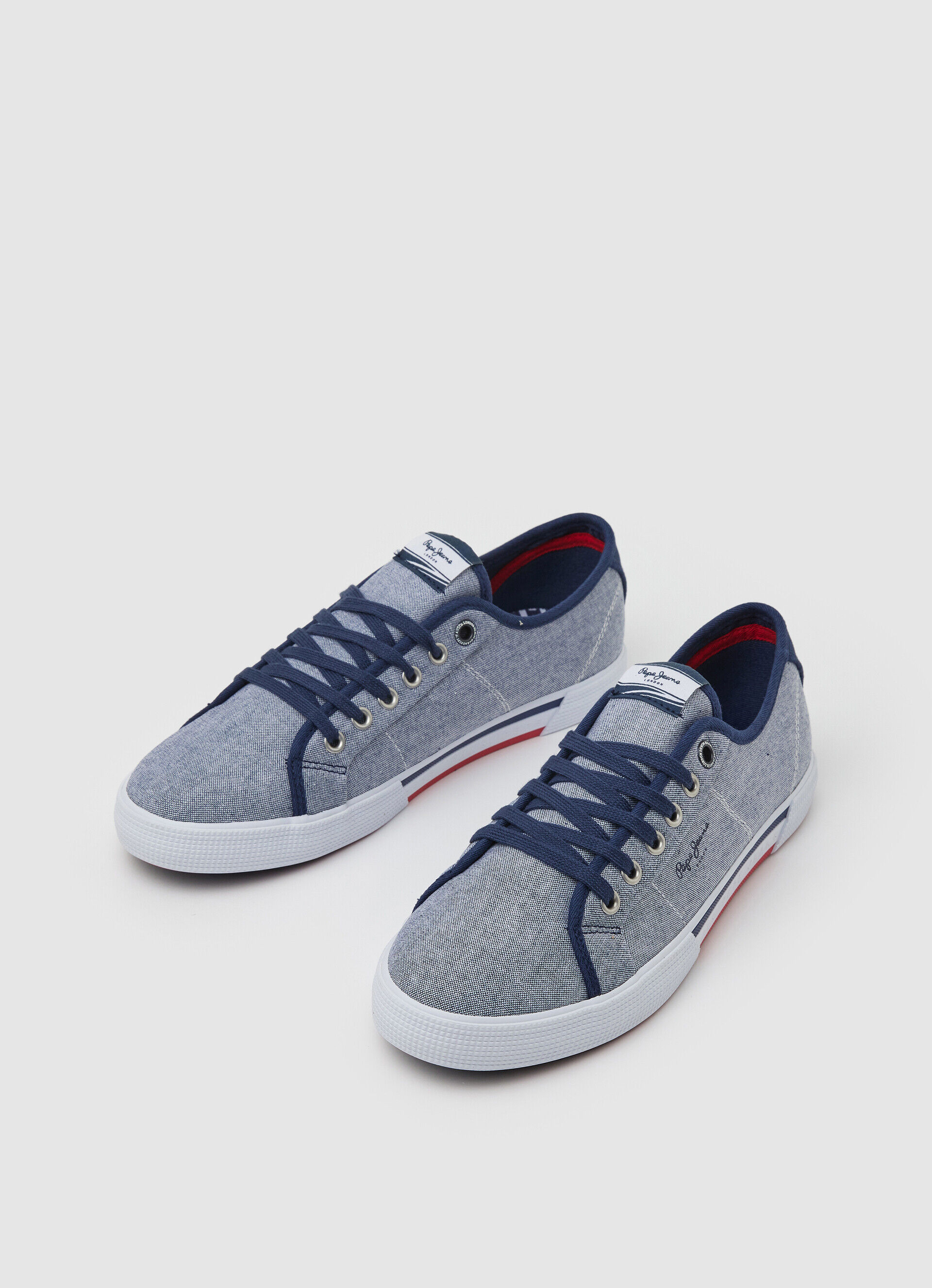 TÊNIS BÁSICOS DE CHAMBRAY - azul chambray