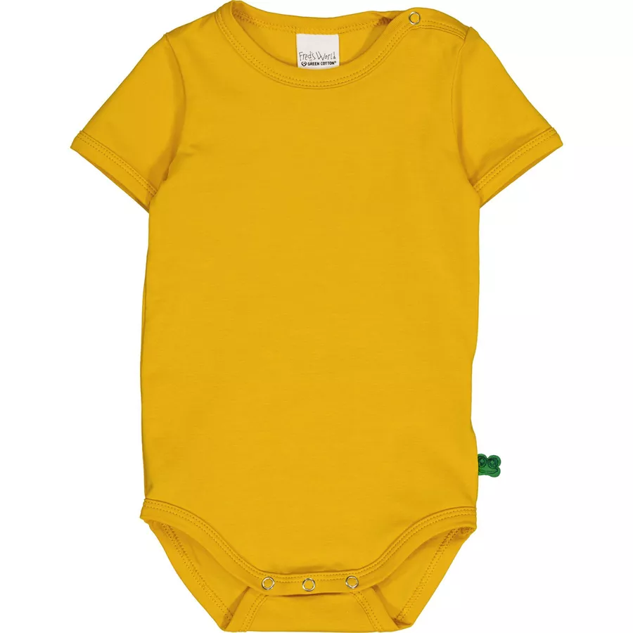 Fred's World Kurzarmbody yellow