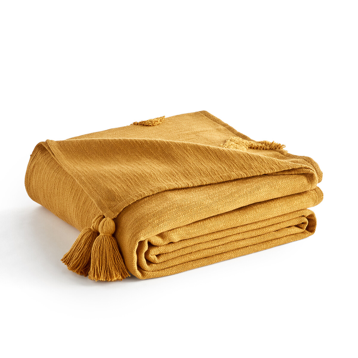 LA REDOUTE INTERIEURS<br>Colcha tufada de algodão, Assa