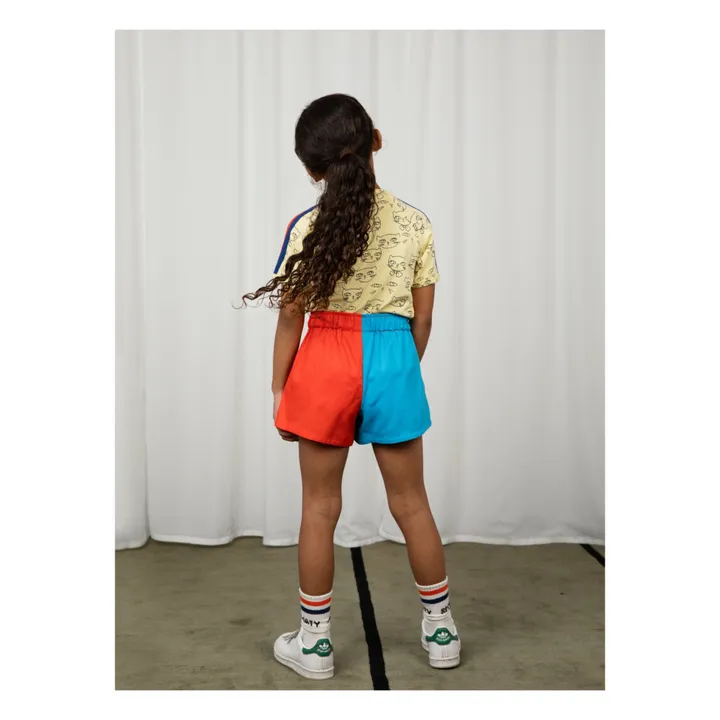 Mini Rodini Short Coton Bio | Rouge
