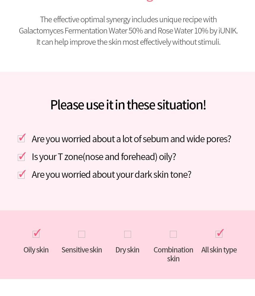 iUNIK - Rose Galactomyces Synergy Serum Mini