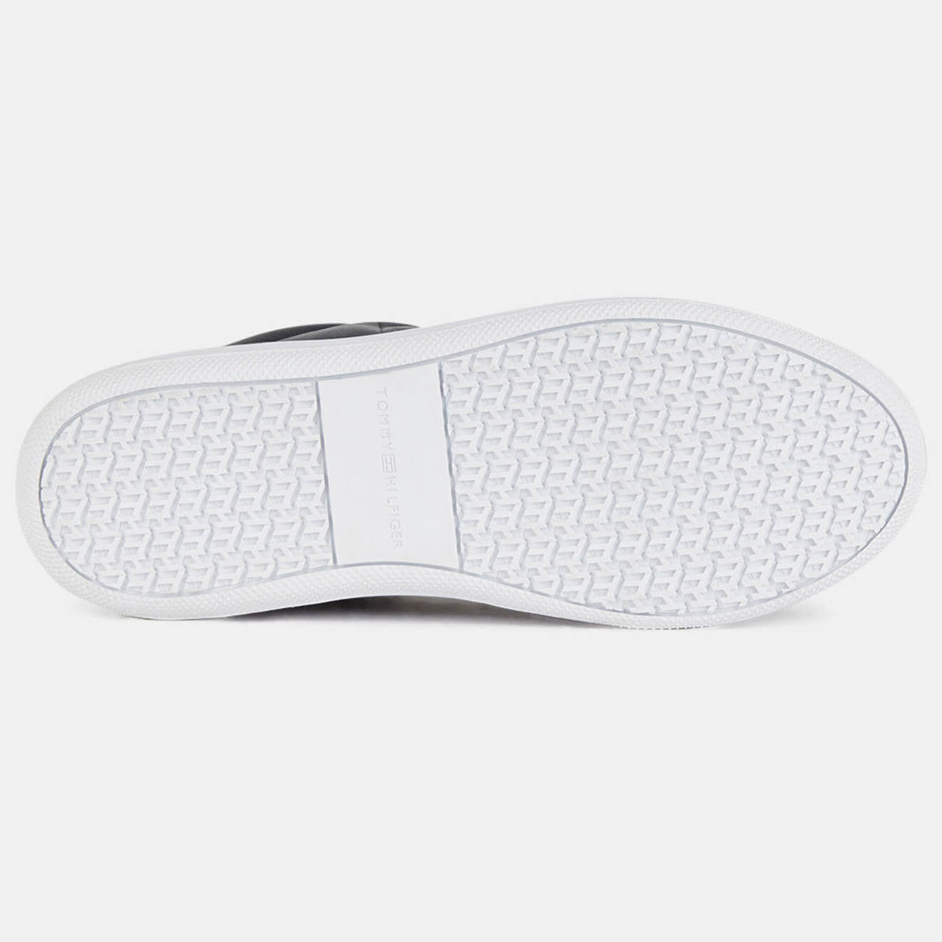 Tommy Hilfiger Baskets en Cuir Cupsole bleu marine