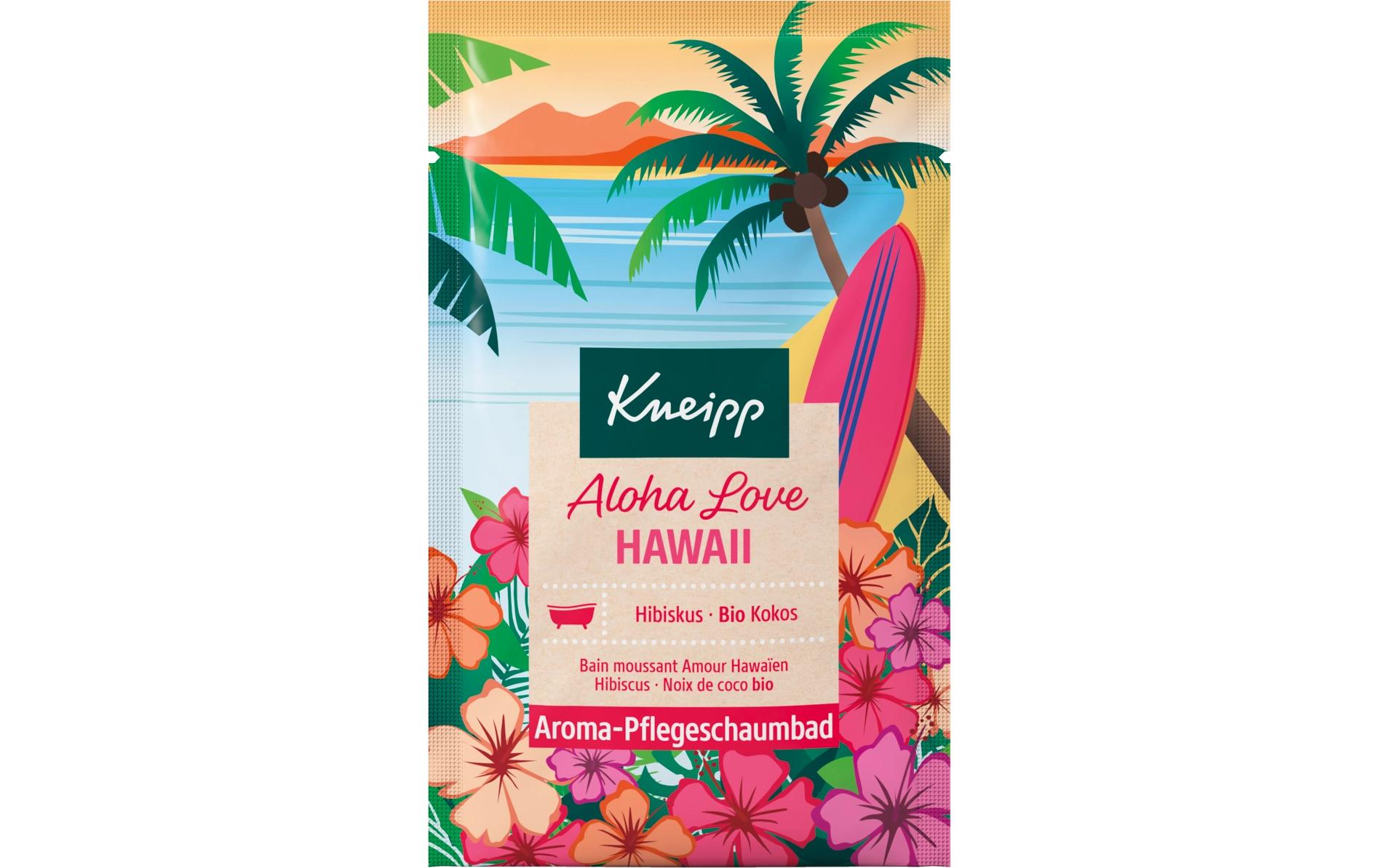 Schaumbad Aloha Love Hawaii 50 mlNatürliches Aroma-Pflegeschaumbad mit entspannender Wirkung