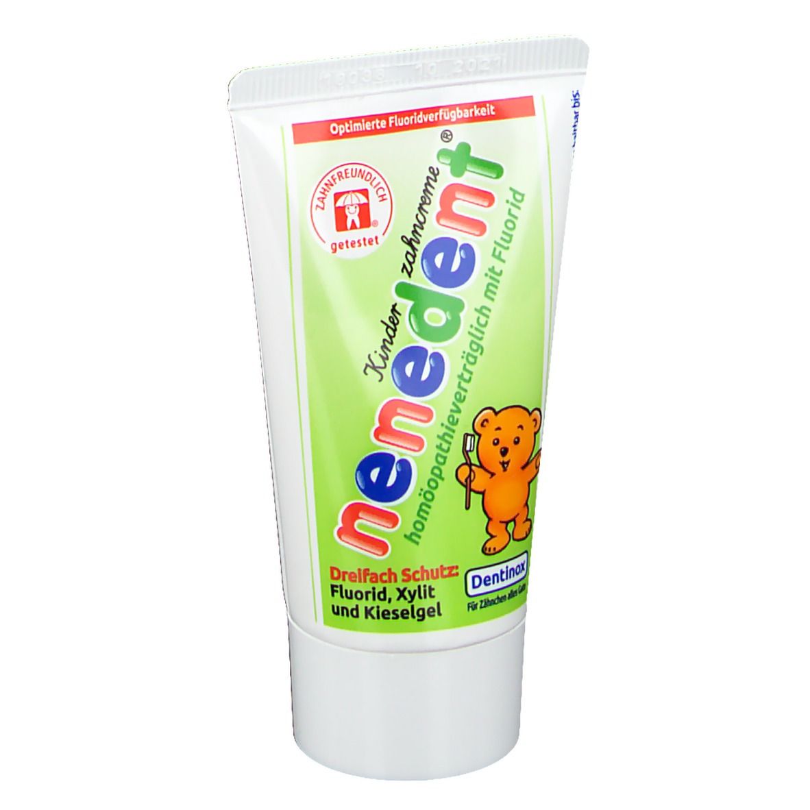 nenedent® Kinderzahncreme homöopathieverträglich mit Fluorid