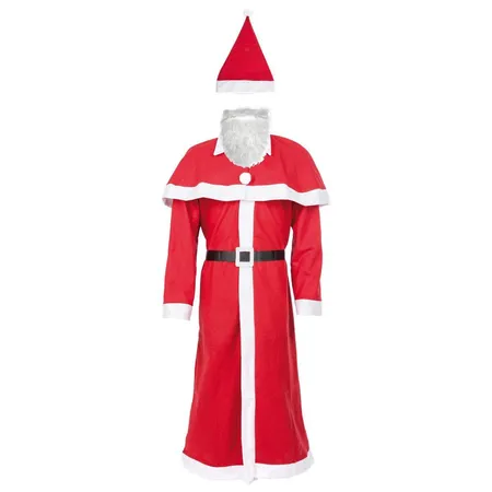 Idena Weihnachtsmann-Kostüm, 5-teilig