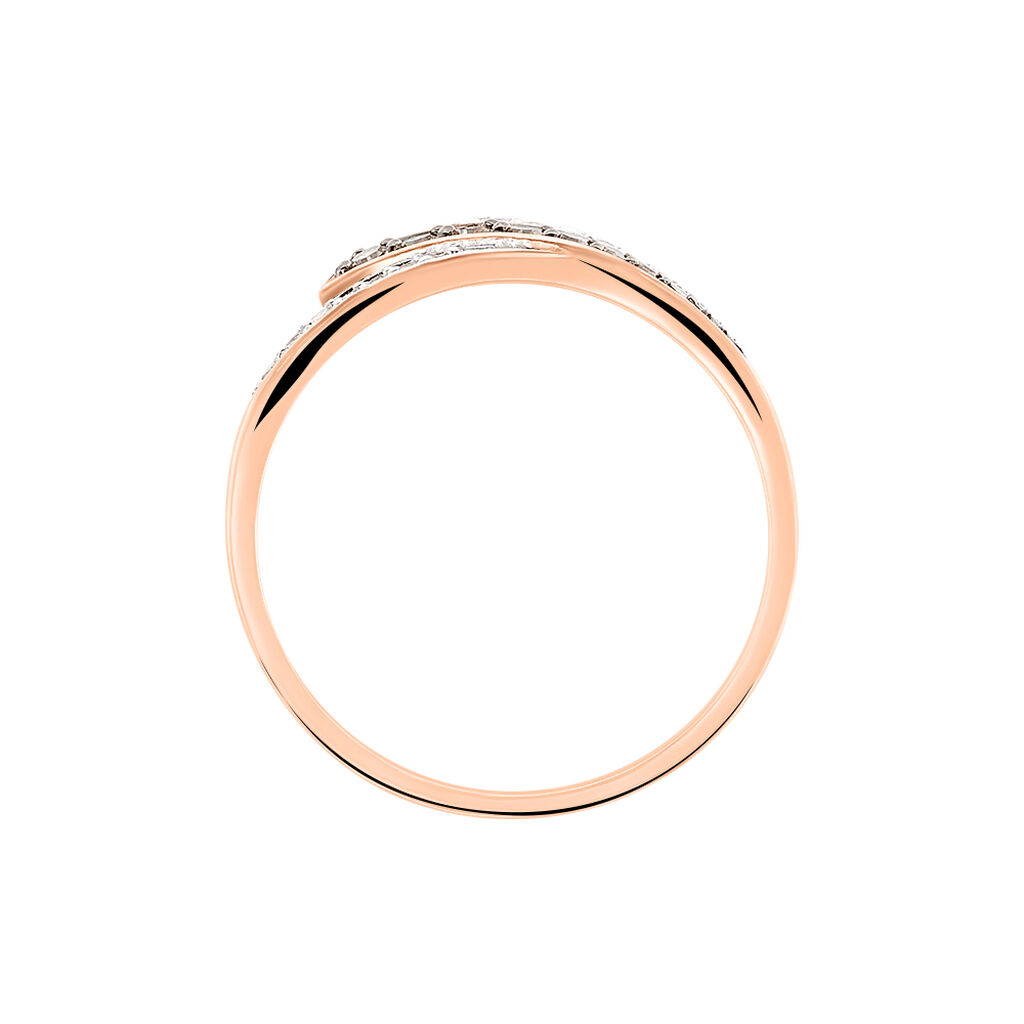 Bague Maelys Or Rose Diamant