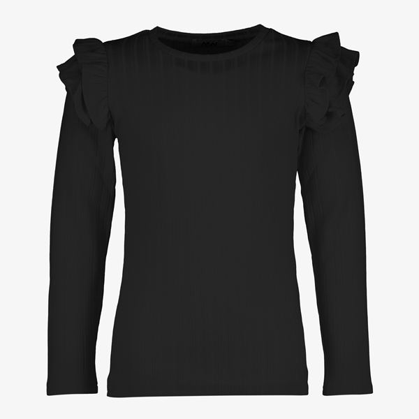 MyWay meisjes shirt met ruches zwart