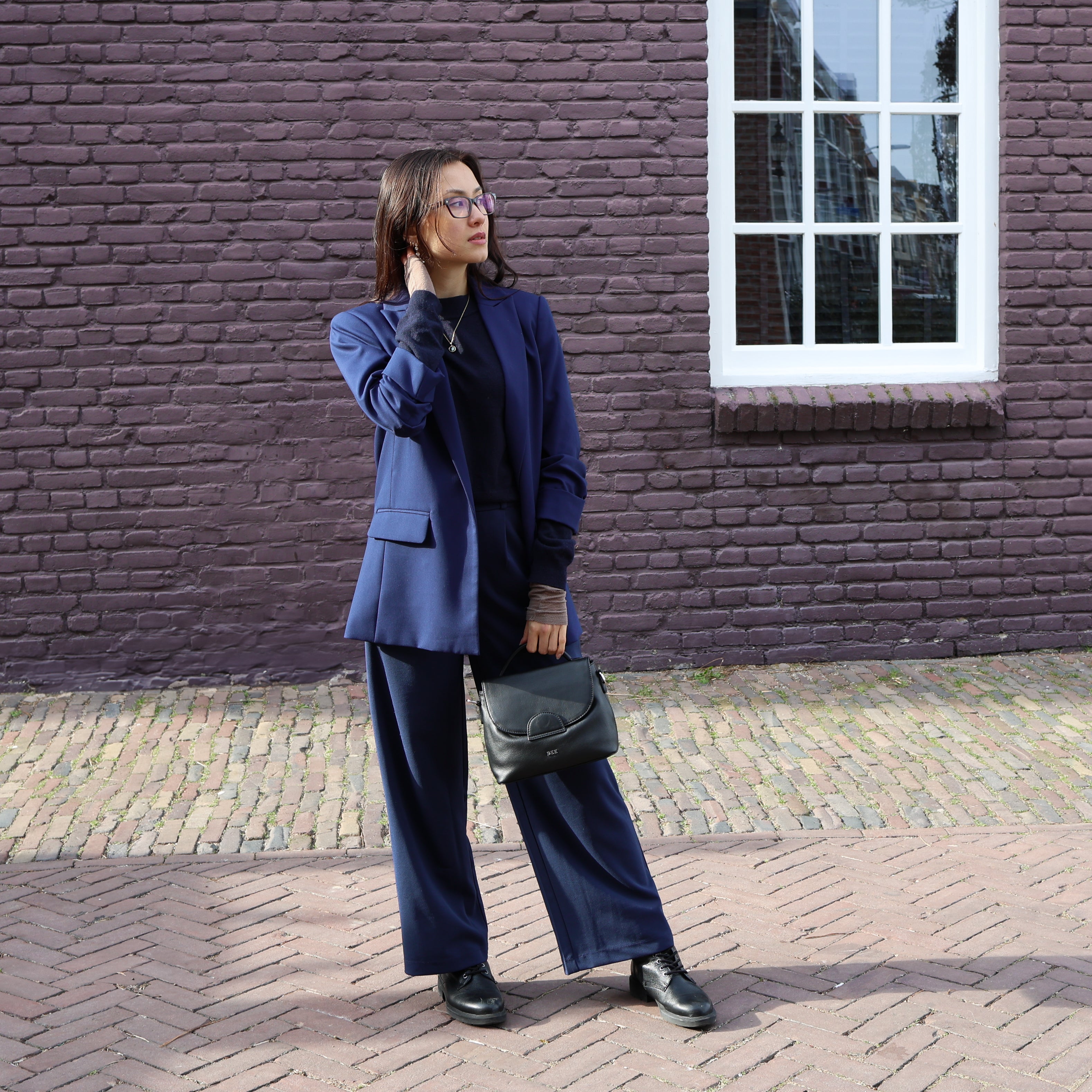 Hand-/schoudertasje 'Maddy' Black Black