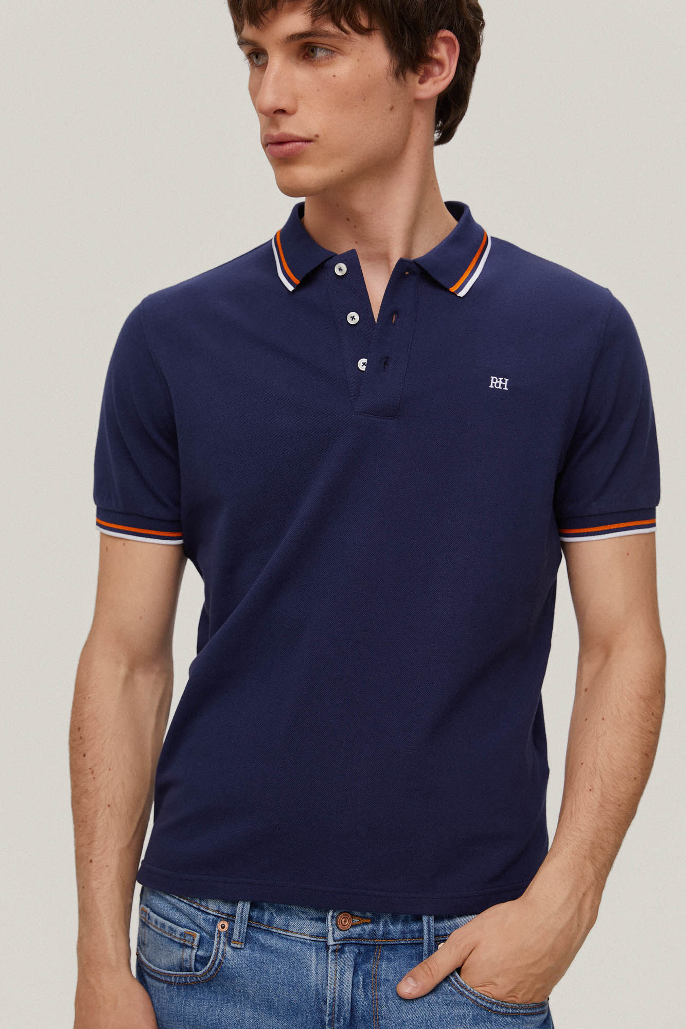 Dicas para camisas polo - Azul