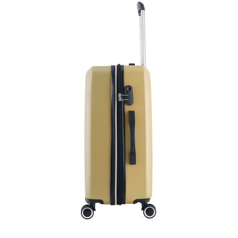 Lot de 3 valises rigides 377 Extensibles 55, 66 et 76 cm Moutarde