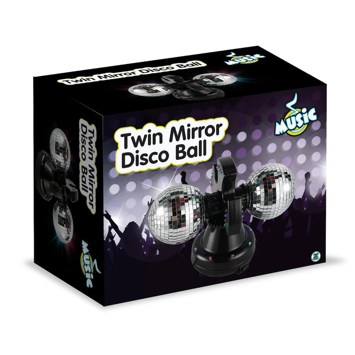 MU Twin Mirror Disco Ball