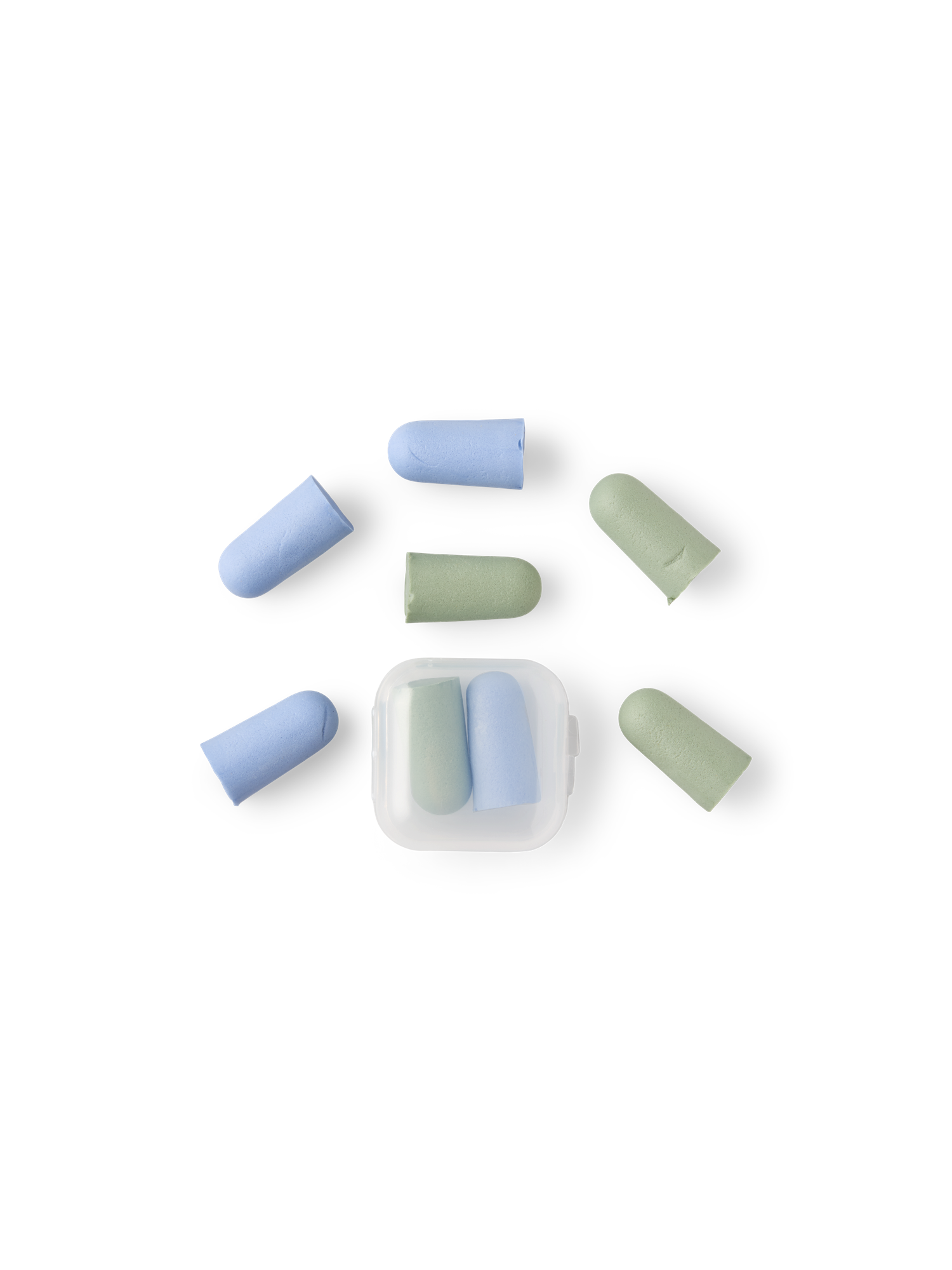 Ørepropper 8 stk. | EVA. 8 stk. | Ice Blue