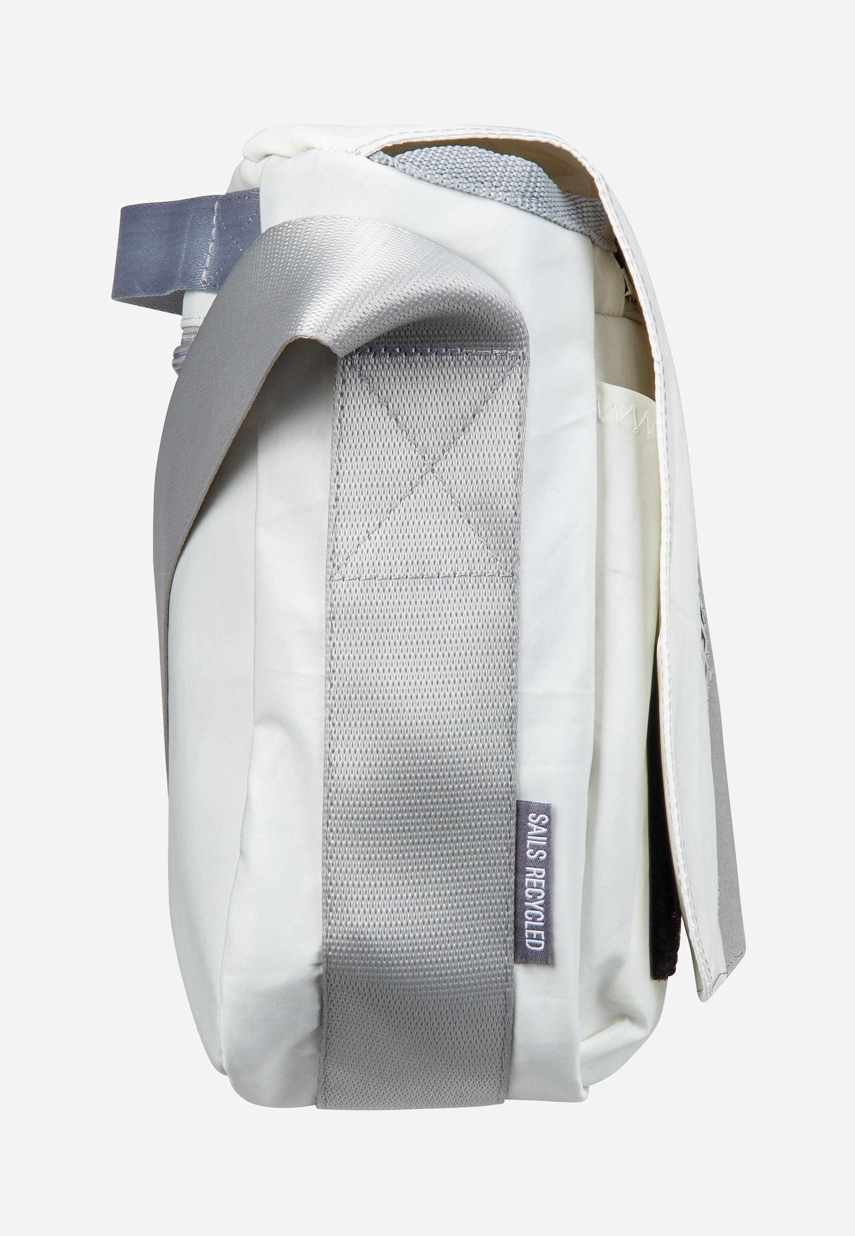 Barkasse Mini Stencil-Weiß/Grau - Messenger Bag