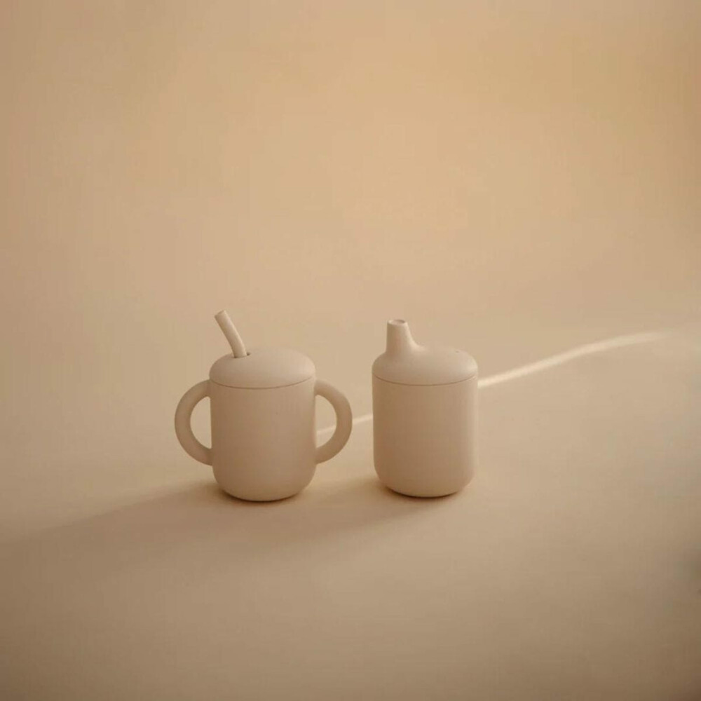 Mushie Drinkbeker met Rietje Shifting Sand