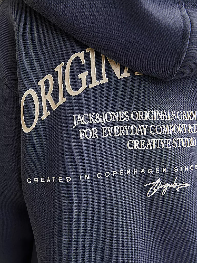 JACK & JONES Jungen Kapuzensweater - Hoodie JORFREDERIKSBERG blau