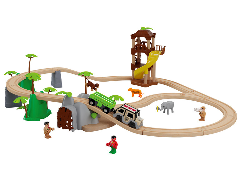 Houten treinbaan