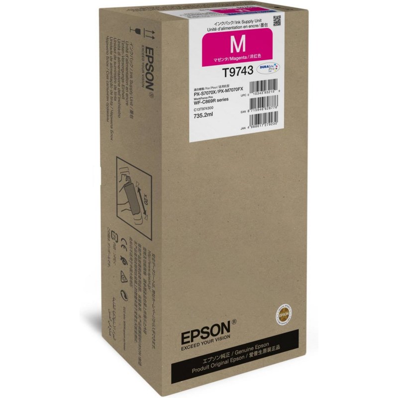 Epson C13T97430N cartouche d'encre 1 pièce(s) Original Magenta