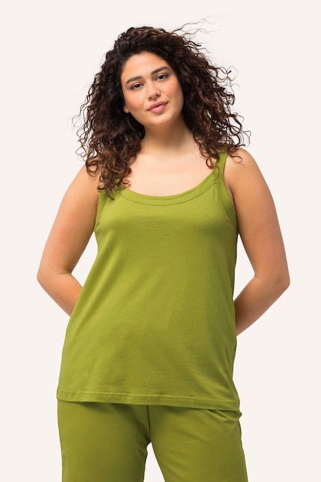 Spaghettitop, Rundhals, Modalmix, ärmellos