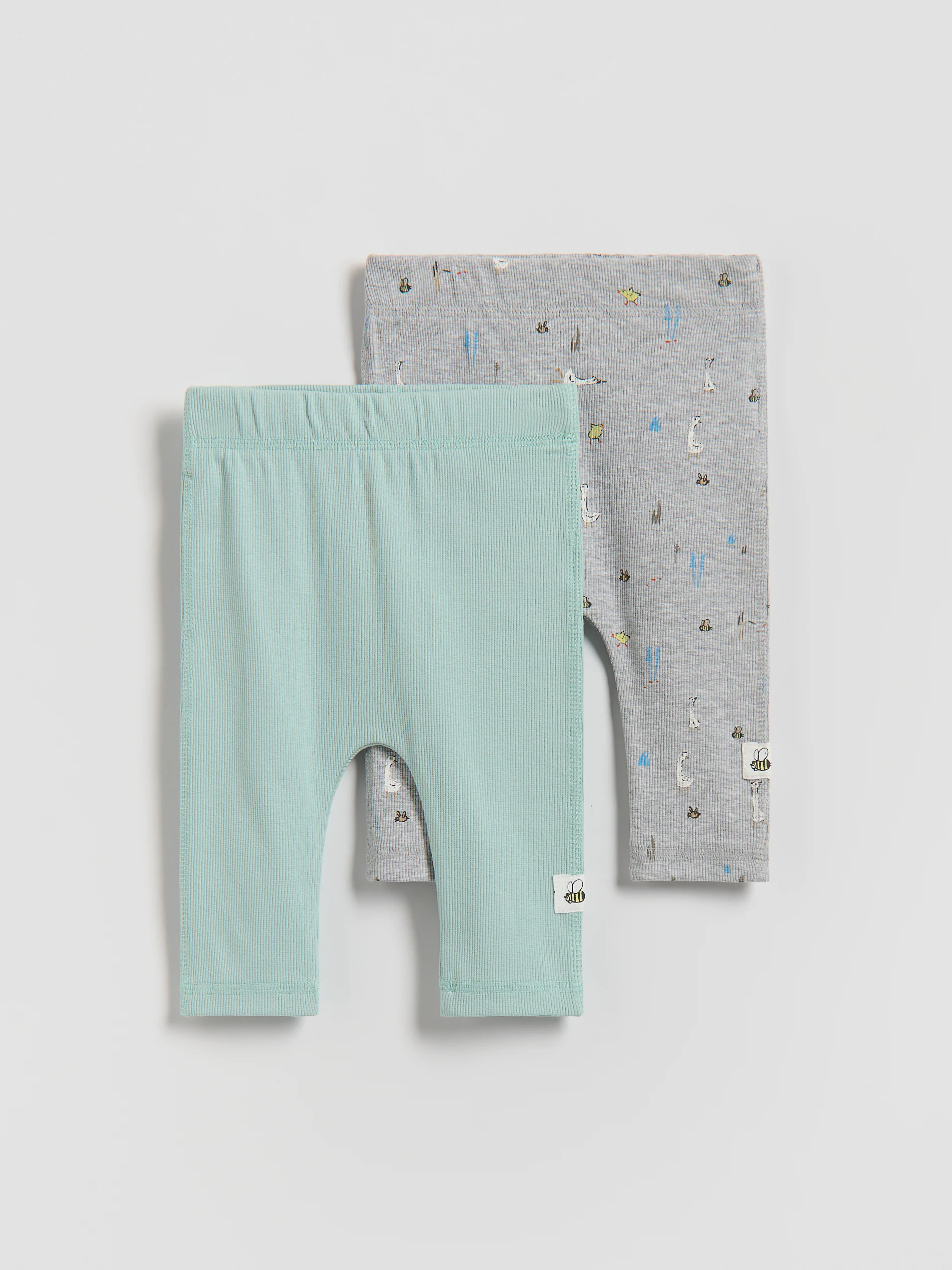 Gerippte Leggings 2er-Pack