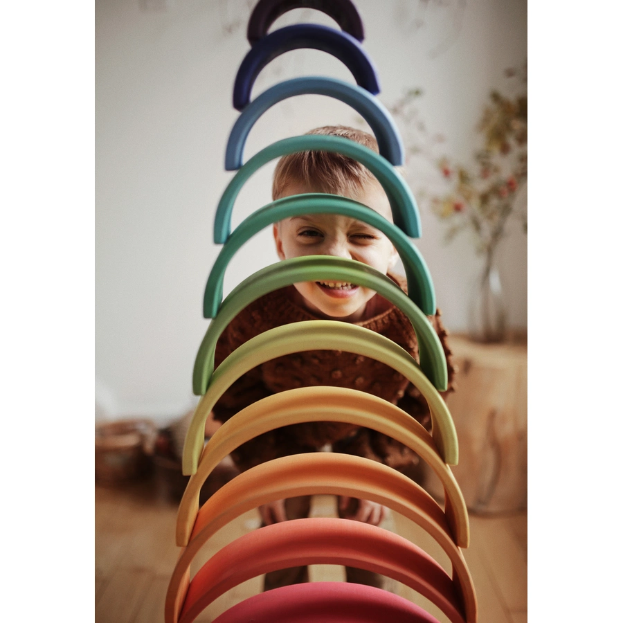 Kinderfeets® Arches Rainbow - Stapelbare Holzbögen