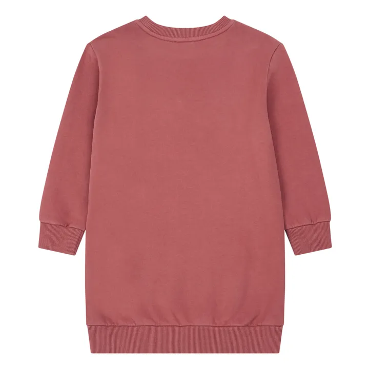 SMALLABLE BASICS Robe Sweat Coton Bio | Rouge brique