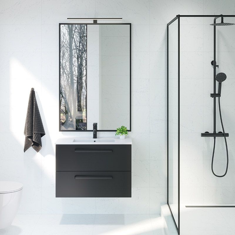 BADEROMSMØBEL CAMARGUE SKÄRGÅRD 80CM GRUNN HELDEKKENDE SERVANT