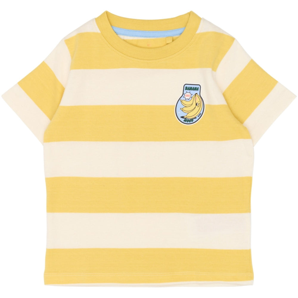 Køb THE NEW Siblings Cream Gold Striped Tnsttrevor Os S_S Tee