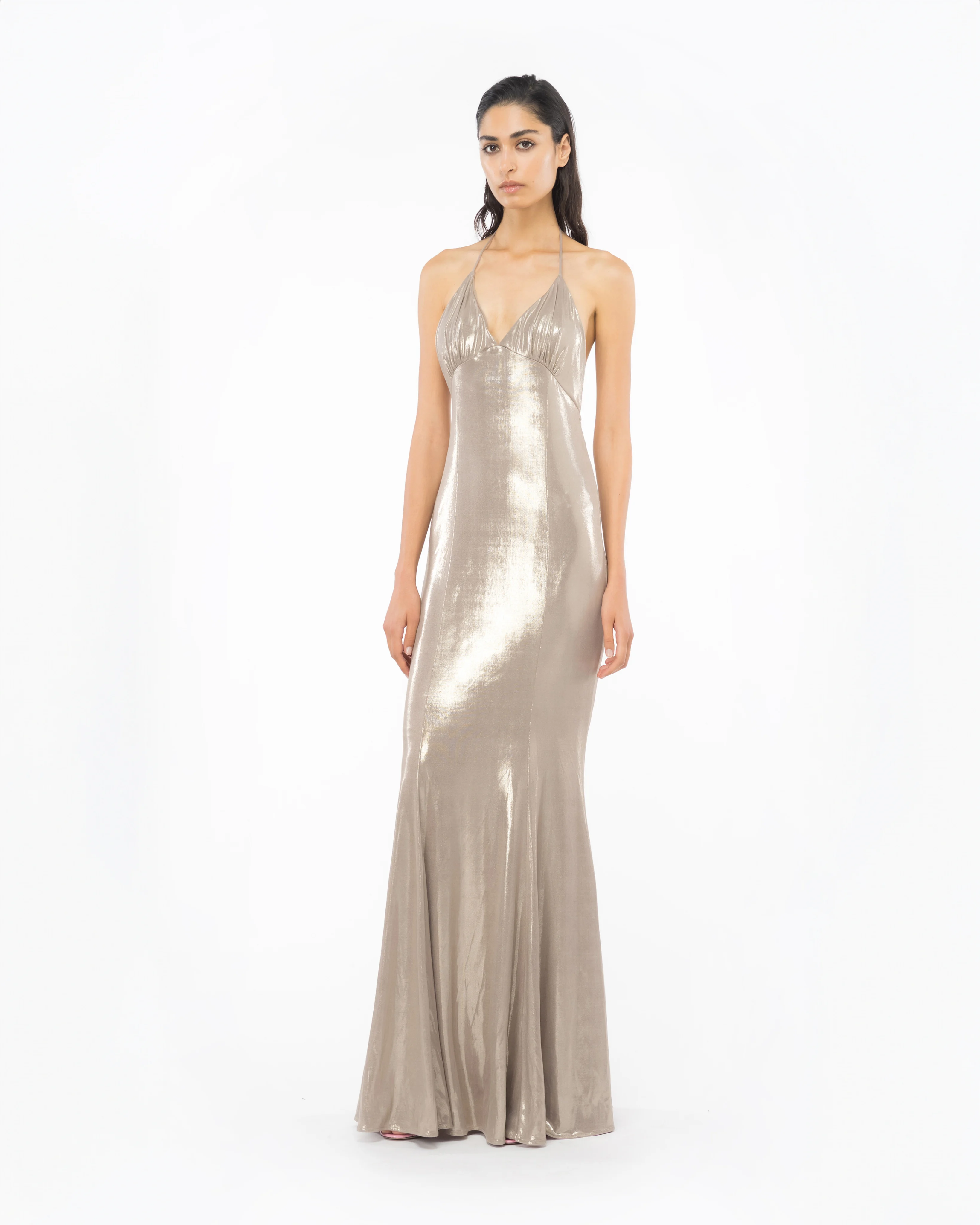 Robe longue | Beige