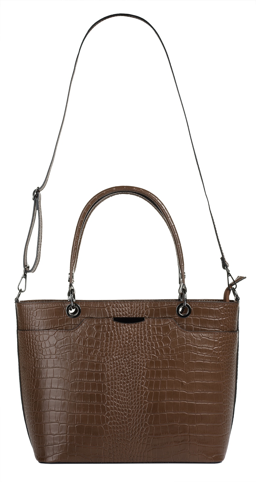 Cluty Henkeltasche echt Leder, Made in Italy