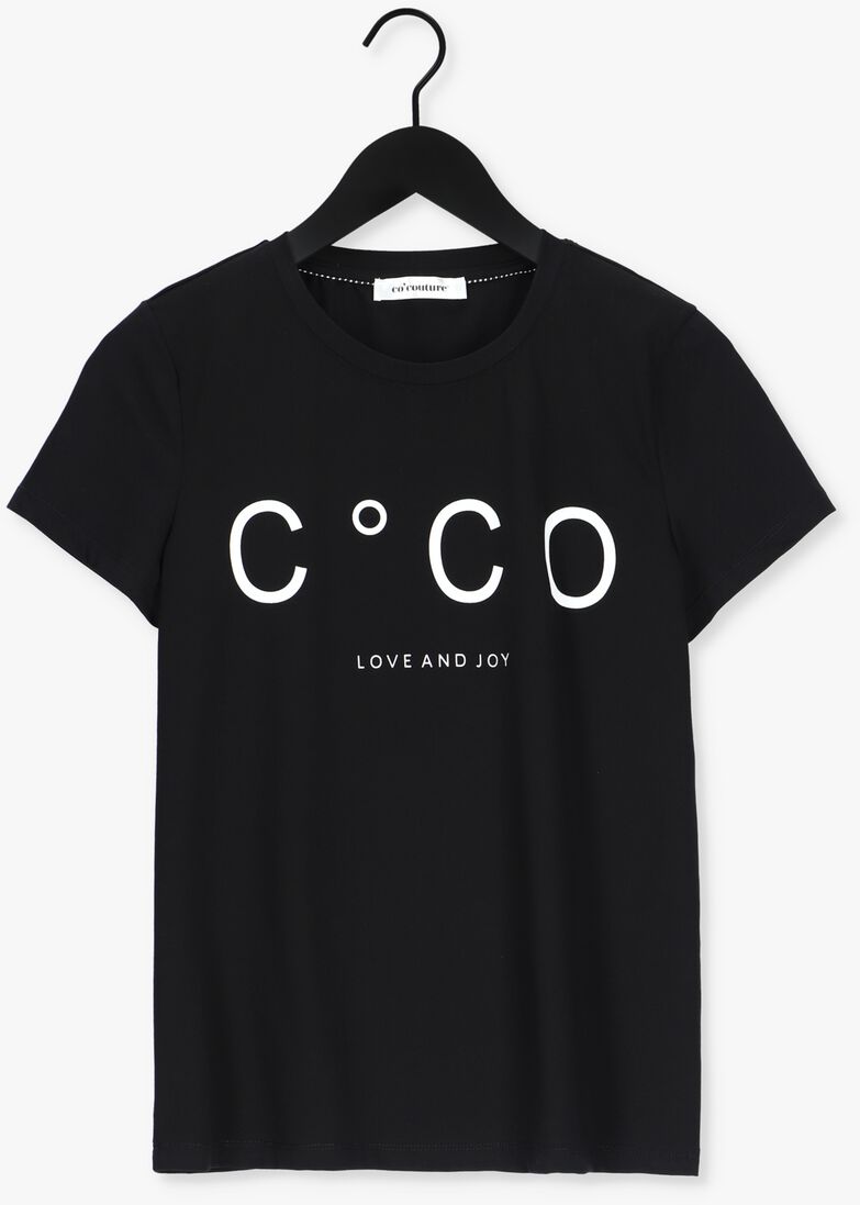 CO\\'COUTURE zwarte co'couture t-shirt coco signature tee