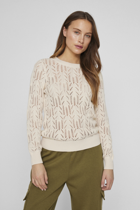 Vila beige dames trui