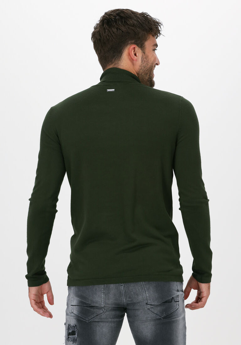 PUREWHITE donkergroene purewhite coltrui essential knit turtleneck