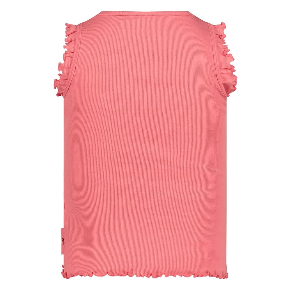 Jubel Jubel singlet rib - Salsa Sunset roze