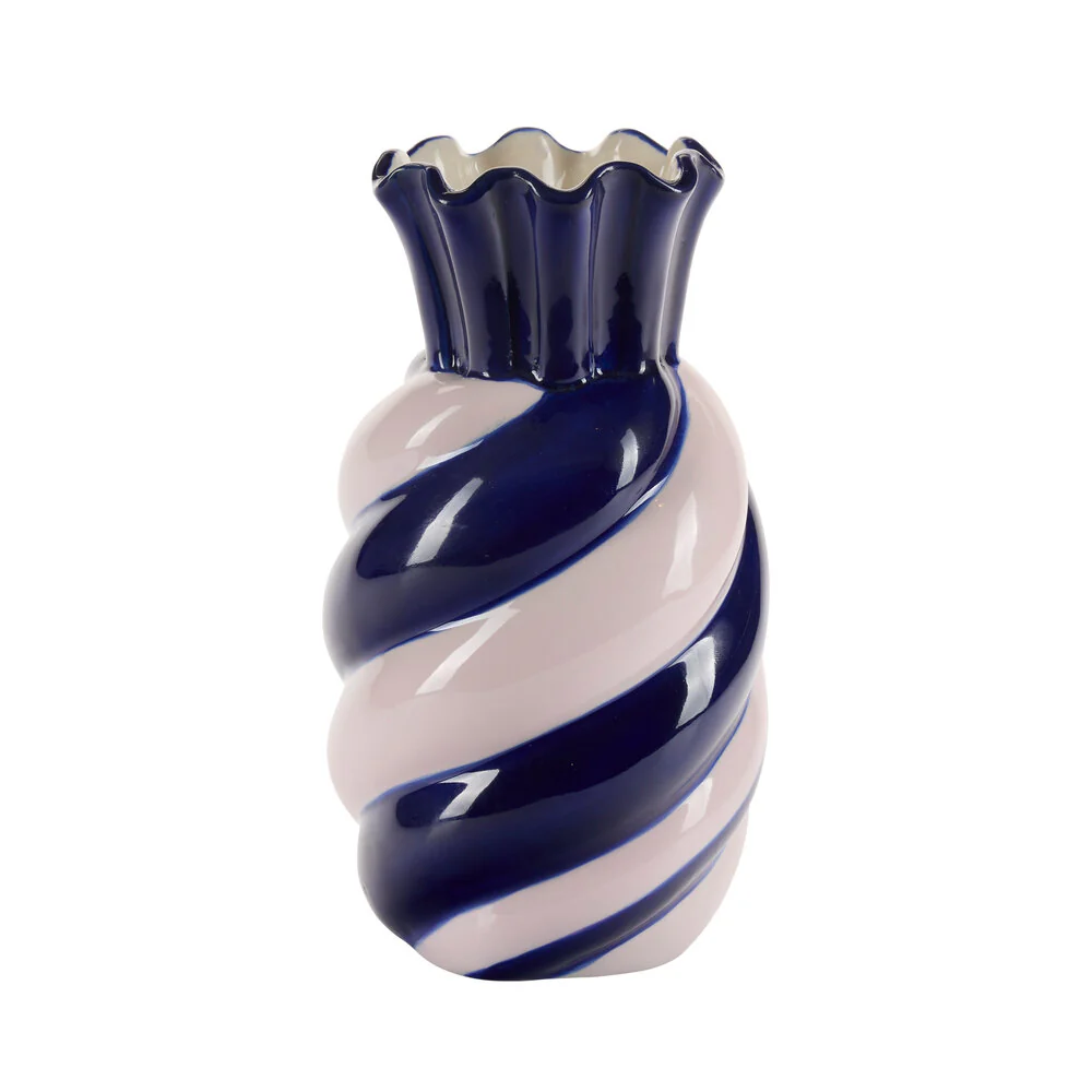 Bahne Interior  Candy vase, blå/pink - H23 cm