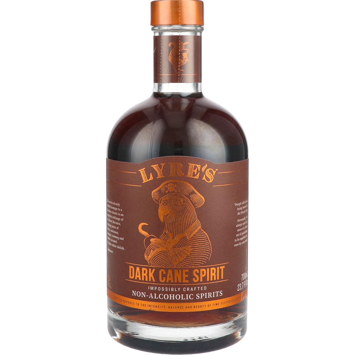 Lyres Dark Cane Spirit Alcoholvrij 70 cl